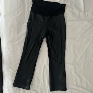 Hatch Maternity faux leather pants. Size small!